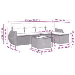 VidaXL 3221288 ensemble de meubles de jardin - Vue supplémentaire 8