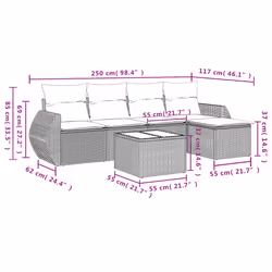 VidaXL 3221295 ensemble de meubles de jardin - Vue supplémentaire 8