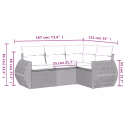 VidaXL 3221312 ensemble de meubles de jardin - Vue supplémentaire 7