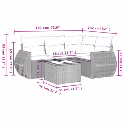 VidaXL 3221314 ensemble de meubles de jardin - Vue supplémentaire 8