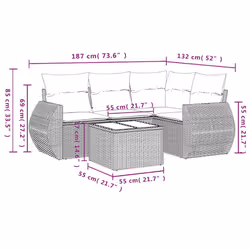 VidaXL 3221321 ensemble de meubles de jardin - Vue supplémentaire 8