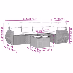 VidaXL 3221332 ensemble de meubles de jardin - Vue supplémentaire 8