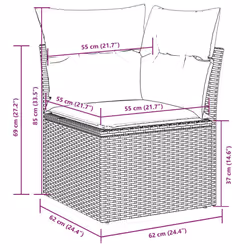 VidaXL 3221341 ensemble de meubles de jardin - Vue supplémentaire 8
