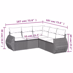 VidaXL 3221361 ensemble de meubles de jardin - Vue supplémentaire 7