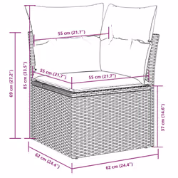 VidaXL 3221361 ensemble de meubles de jardin - Vue supplémentaire 8