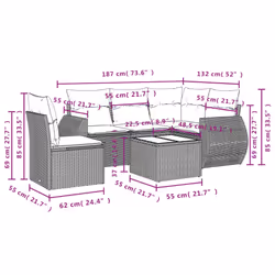 VidaXL 3221379 ensemble de meubles de jardin - Vue supplémentaire 8