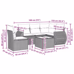 VidaXL 3221381 ensemble de meubles de jardin - Vue supplémentaire 8