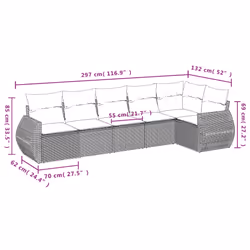 VidaXL 3221384 ensemble de meubles de jardin - Vue supplémentaire 7