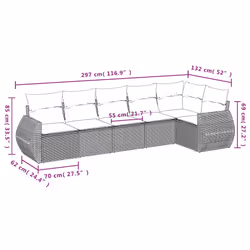 VidaXL 3221387 ensemble de meubles de jardin - Vue supplémentaire 7