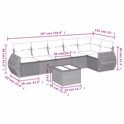 VidaXL 3221389 ensemble de meubles de jardin - Vue supplémentaire 8