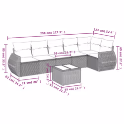 VidaXL 3221391 ensemble de meubles de jardin - Vue supplémentaire 8