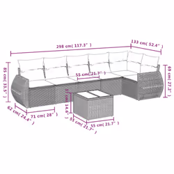 VidaXL 3221401 ensemble de meubles de jardin - Vue supplémentaire 8