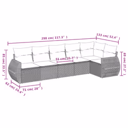 VidaXL 3221402 ensemble de meubles de jardin - Vue supplémentaire 7