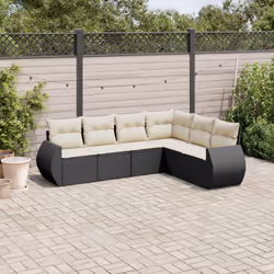 Cet ensemble de canapés de jardin est le complément parfait de votre arrière-cour, terrasse ou patio, offrant un espace confo ...