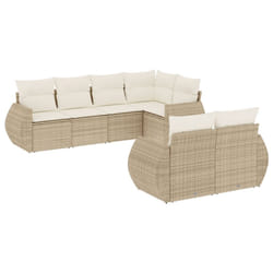 VidaXL 3221607 banc de jardin Rotin, Acier