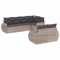 VidaXL 3221611, Gris foncé, Rotin, Acier, 110 kg, Adultes et enfants, 710 mm, 620 mm