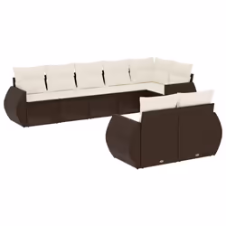 VidaXL 3221622, Crème, Rotin, Acier, 110 kg, Adultes et enfants, 710 mm, 620 mm