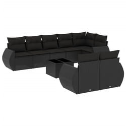 VidaXL 3221624 banc de jardin Rotin, Verre trempé