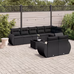 VidaXL 3221624 banc de jardin Rotin, Verre trempé