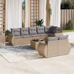 VidaXL 3221628 banc de jardin Rotin, Verre trempé