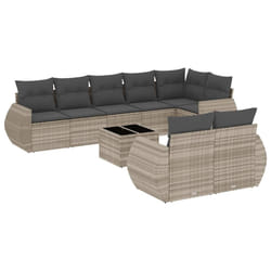 VidaXL 3221631 banc de jardin Rotin, Verre trempé