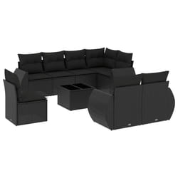 VidaXL 3221644 banc de jardin Rotin, Verre trempé