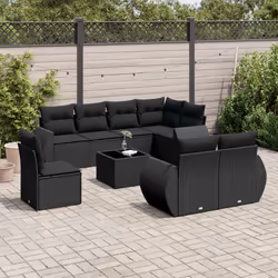 VidaXL 3221644 banc de jardin Rotin, Verre trempé
