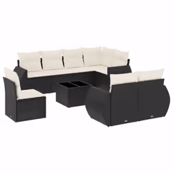 VidaXL 3221645, Crème, Rotin, Verre trempé, 110 kg, Adultes et enfants, 550 mm, 550 mm