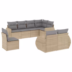 VidaXL 3221648, Gris clair, Rotin, Verre trempé, 110 kg, Adultes et enfants, 550 mm, 550 mm