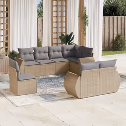 VidaXL 3221648 banc de jardin Rotin, Verre trempé