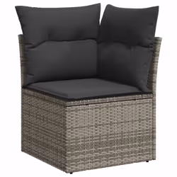 VidaXL 3221649 banc de jardin Rotin, Verre trempé - Vue supplémentaire 4