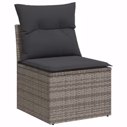 VidaXL 3221649 banc de jardin Rotin, Verre trempé - Vue supplémentaire 5