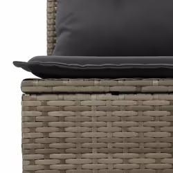 VidaXL 3221649 banc de jardin Rotin, Verre trempé - Vue supplémentaire 7