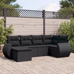 VidaXL 3221654 banc de jardin Rotin, Acier