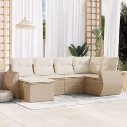 VidaXL 3221657 banc de jardin Rotin, Acier