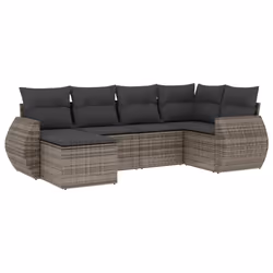 VidaXL 3221659, Gris foncé, Rotin, Acier, 110 kg, Adultes et enfants, 550 mm, 550 mm