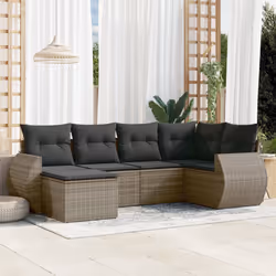 VidaXL 3221659 banc de jardin Rotin, Acier