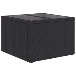 VidaXL 3221665 banc de jardin Rotin, Verre trempé - Vue supplémentaire 7