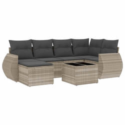 VidaXL 3221671 banc de jardin Rotin, Verre trempé