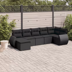 VidaXL 3221674 banc de jardin Rotin, Acier