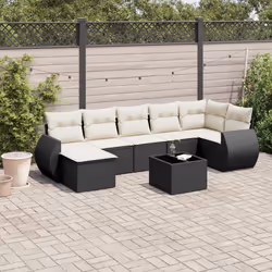 VidaXL 3221685 banc de jardin Rotin, Verre trempé