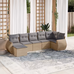 VidaXL 3221688 banc de jardin Rotin, Verre trempé