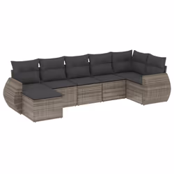 VidaXL 3221689, Gris foncé, Rotin, Verre trempé, 110 kg, Adultes et enfants, 550 mm, 550 mm