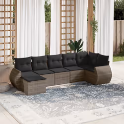 VidaXL 3221689 banc de jardin Rotin, Verre trempé