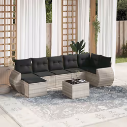 VidaXL 3221691 banc de jardin Rotin, Verre trempé