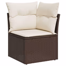 VidaXL 3221692 banc de jardin Rotin, Verre trempé - Vue supplémentaire 5