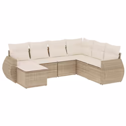 VidaXL 3221707, Crème, Rotin, Verre trempé, 110 kg, Adultes et enfants, 550 mm, 550 mm