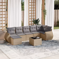 VidaXL 3221708 banc de jardin Rotin, Verre trempé