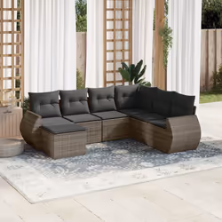 VidaXL 3221709 banc de jardin Rotin, Verre trempé