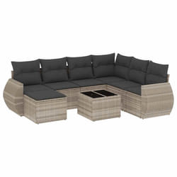 VidaXL 3221711 banc de jardin Rotin, Verre trempé